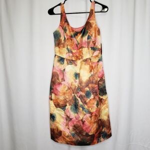 NWT Merona Peach Floral Dress Size 2